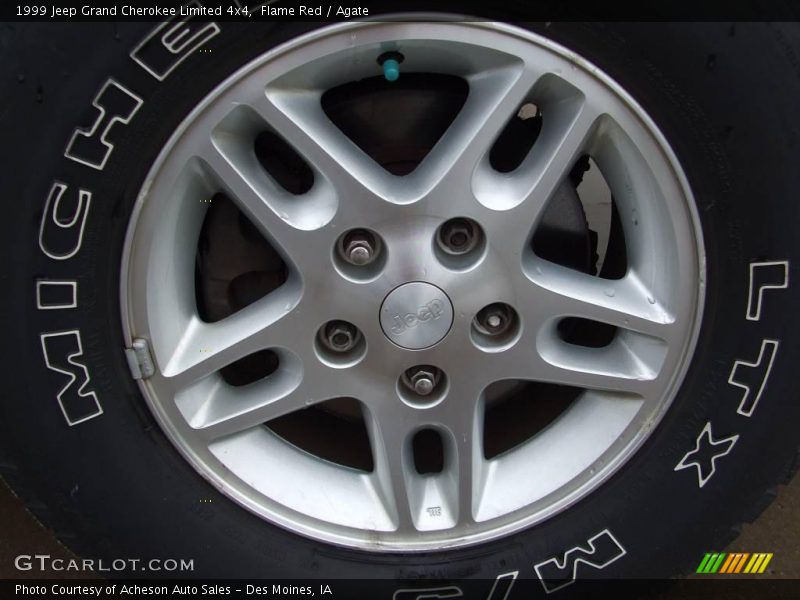 Flame Red / Agate 1999 Jeep Grand Cherokee Limited 4x4