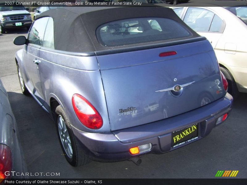 Opal Gray Metallic / Pastel Slate Gray 2007 Chrysler PT Cruiser Convertible