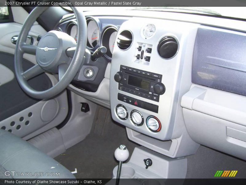Opal Gray Metallic / Pastel Slate Gray 2007 Chrysler PT Cruiser Convertible