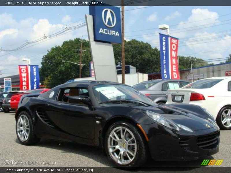 Starlight Black / Biscuit 2008 Lotus Elise SC Supercharged