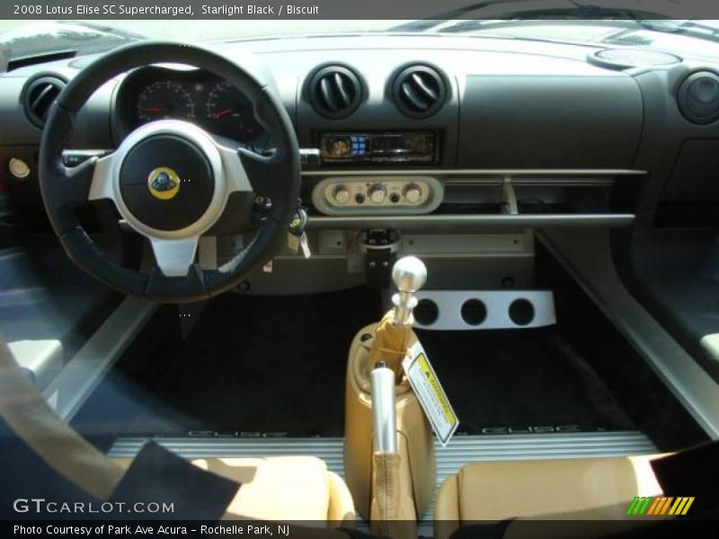 Dashboard of 2008 Elise SC Supercharged