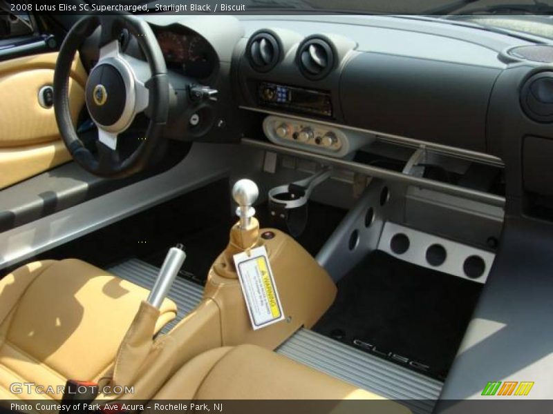 Dashboard of 2008 Elise SC Supercharged