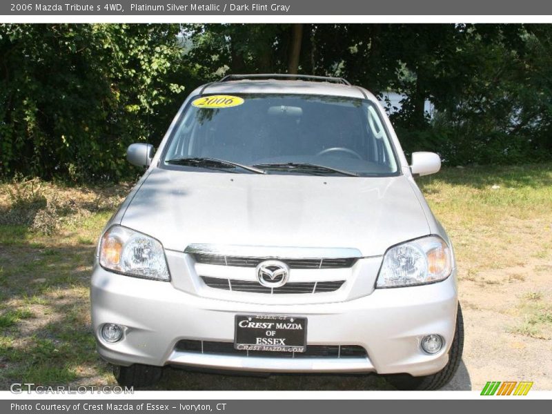 Platinum Silver Metallic / Dark Flint Gray 2006 Mazda Tribute s 4WD