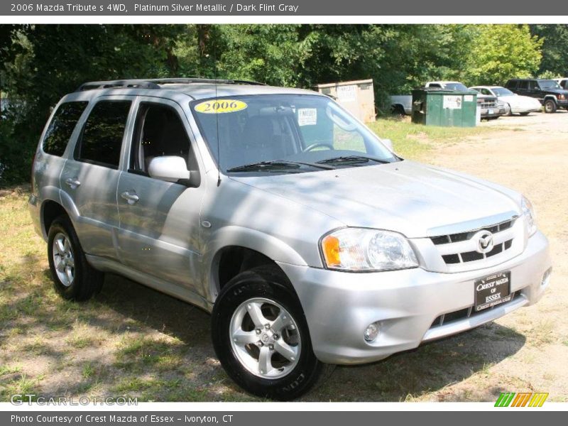 Platinum Silver Metallic / Dark Flint Gray 2006 Mazda Tribute s 4WD