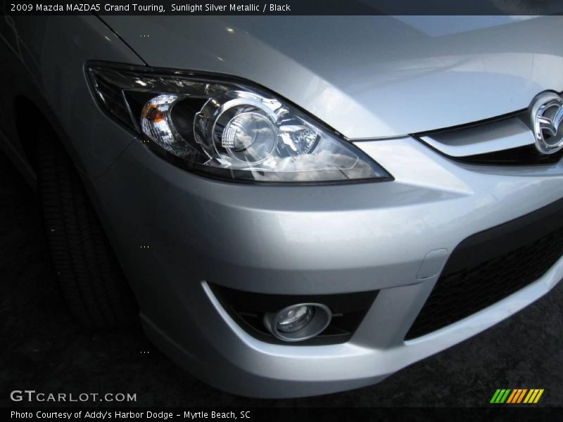 Sunlight Silver Metallic / Black 2009 Mazda MAZDA5 Grand Touring