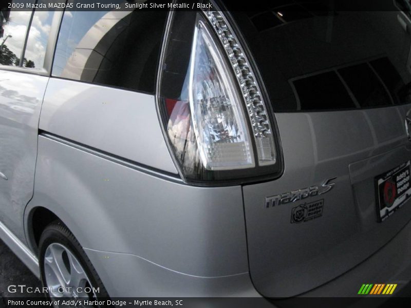 Sunlight Silver Metallic / Black 2009 Mazda MAZDA5 Grand Touring