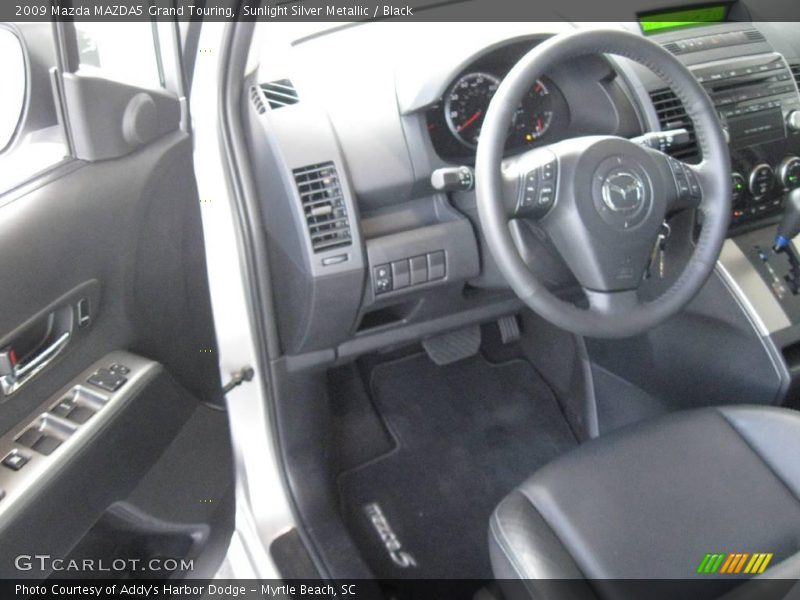 Sunlight Silver Metallic / Black 2009 Mazda MAZDA5 Grand Touring