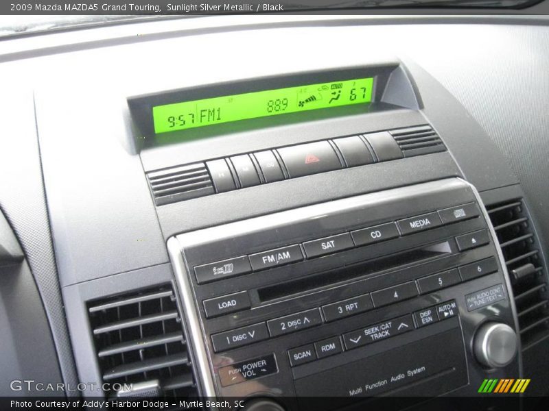 Sunlight Silver Metallic / Black 2009 Mazda MAZDA5 Grand Touring