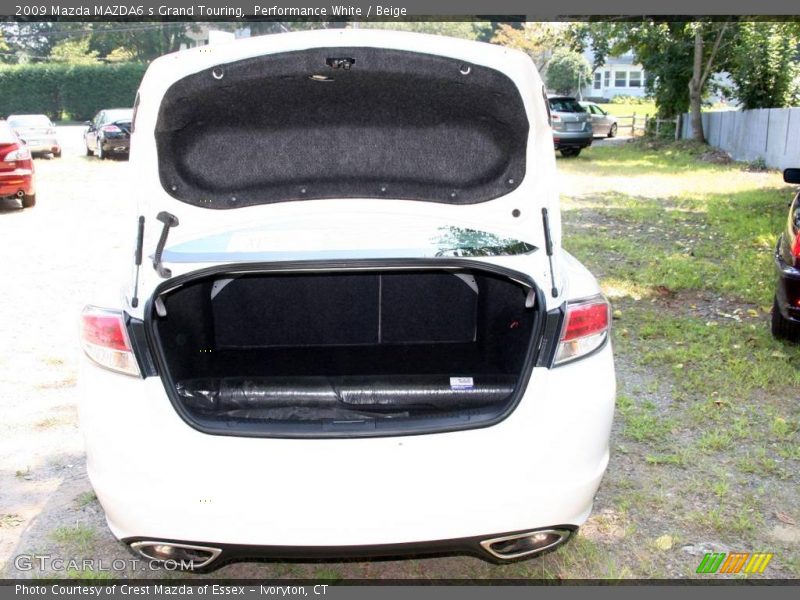 Performance White / Beige 2009 Mazda MAZDA6 s Grand Touring