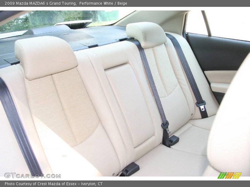 Performance White / Beige 2009 Mazda MAZDA6 s Grand Touring