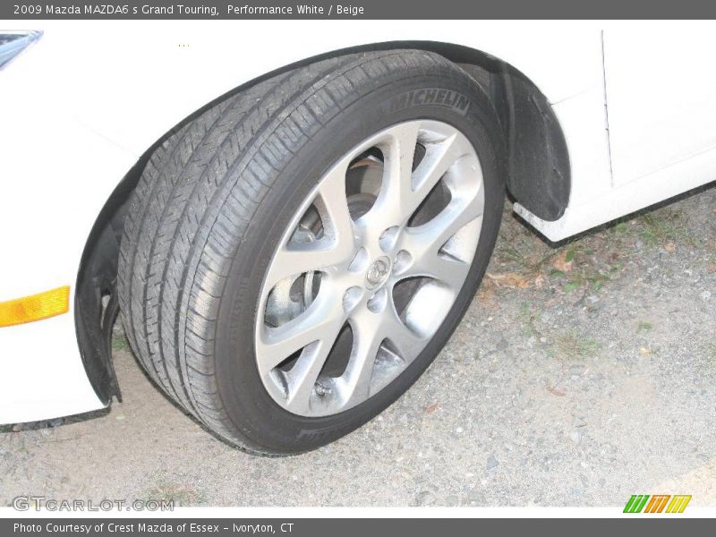 Performance White / Beige 2009 Mazda MAZDA6 s Grand Touring