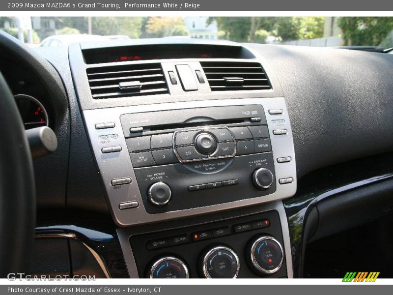 Performance White / Beige 2009 Mazda MAZDA6 s Grand Touring