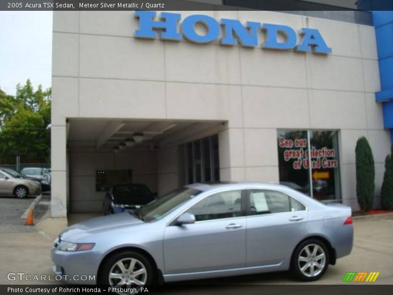 Meteor Silver Metallic / Quartz 2005 Acura TSX Sedan