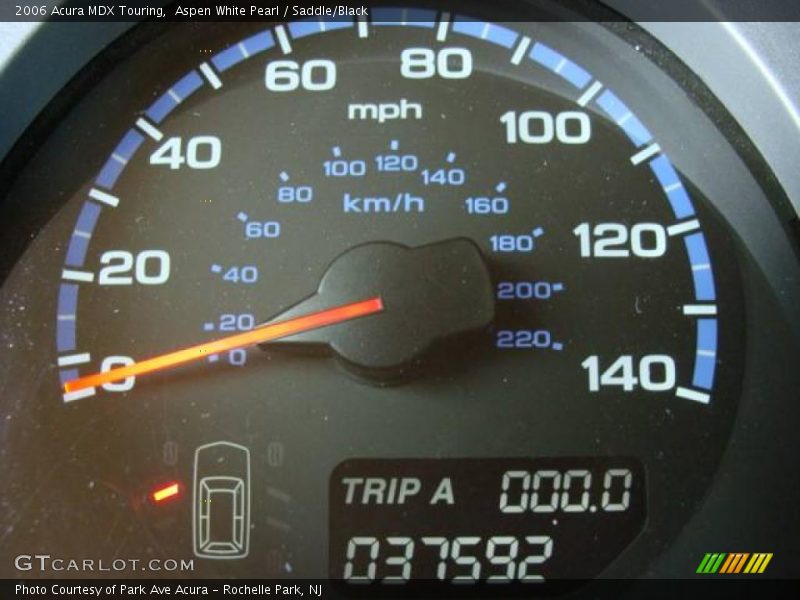 Aspen White Pearl / Saddle/Black 2006 Acura MDX Touring