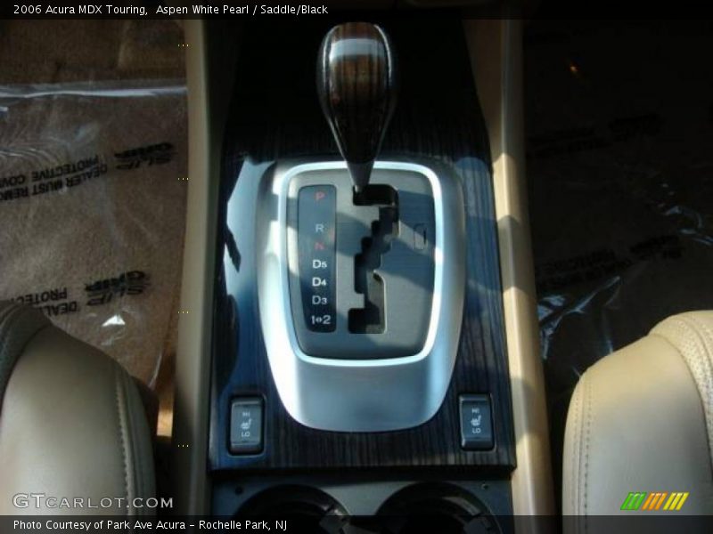 Aspen White Pearl / Saddle/Black 2006 Acura MDX Touring