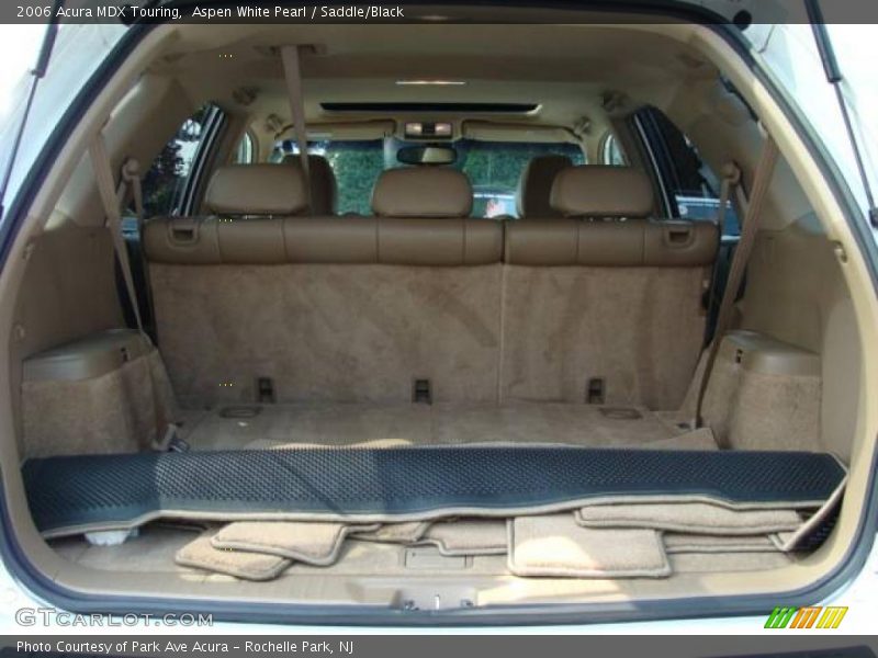 Aspen White Pearl / Saddle/Black 2006 Acura MDX Touring