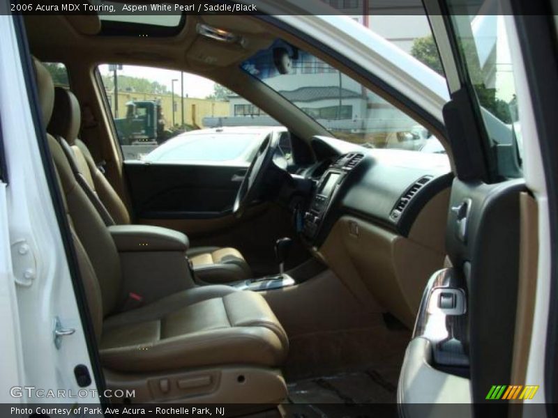 Aspen White Pearl / Saddle/Black 2006 Acura MDX Touring