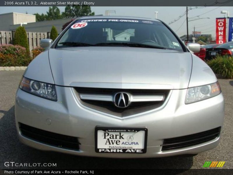 Alabaster Silver Metallic / Ebony 2006 Acura TL 3.2