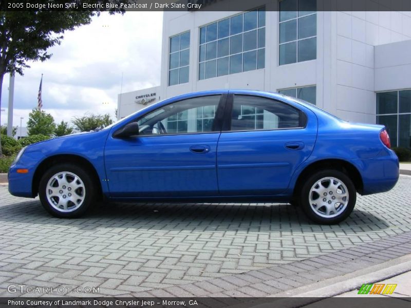 Electric Blue Pearlcoat / Dark Slate Gray 2005 Dodge Neon SXT