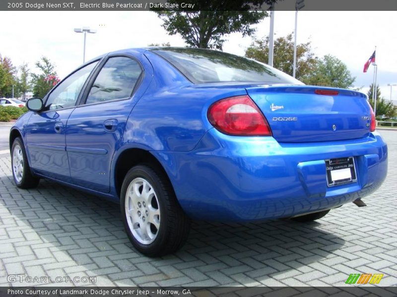 Electric Blue Pearlcoat / Dark Slate Gray 2005 Dodge Neon SXT