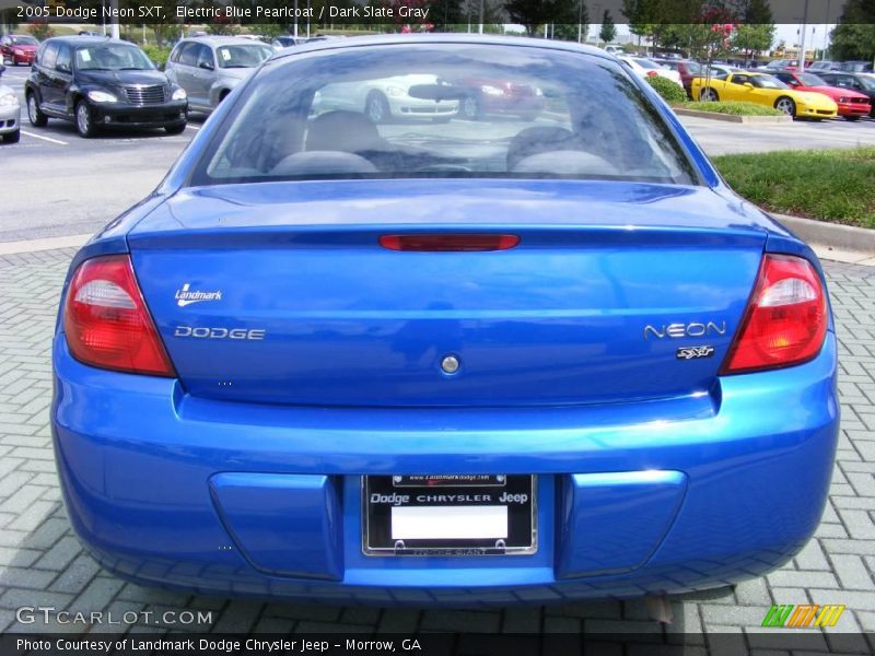 Electric Blue Pearlcoat / Dark Slate Gray 2005 Dodge Neon SXT