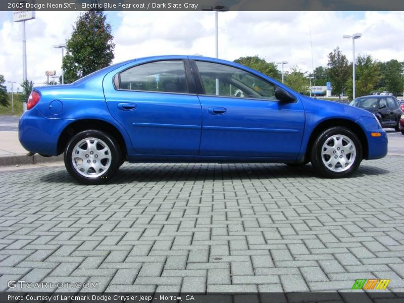 Electric Blue Pearlcoat / Dark Slate Gray 2005 Dodge Neon SXT