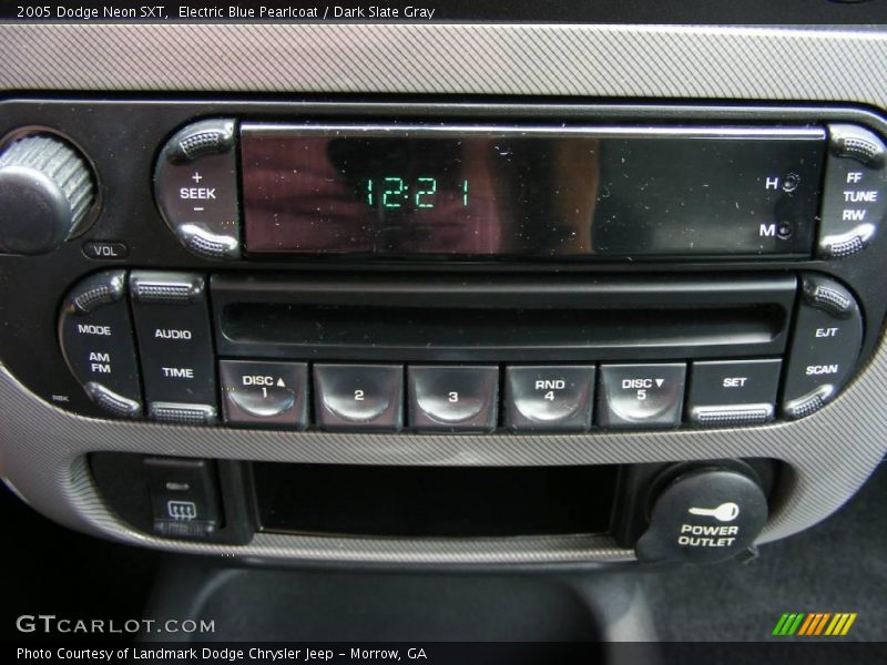 Electric Blue Pearlcoat / Dark Slate Gray 2005 Dodge Neon SXT