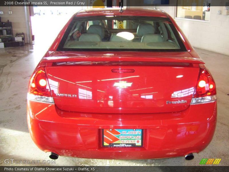 Precision Red / Gray 2008 Chevrolet Impala SS