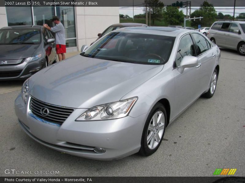 Tungsten Silver Metallic / Black 2007 Lexus ES 350