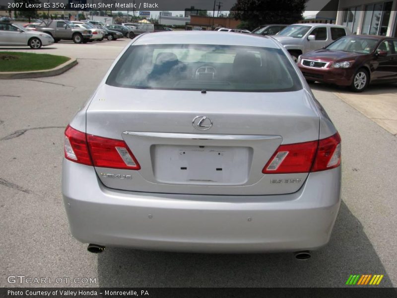 Tungsten Silver Metallic / Black 2007 Lexus ES 350