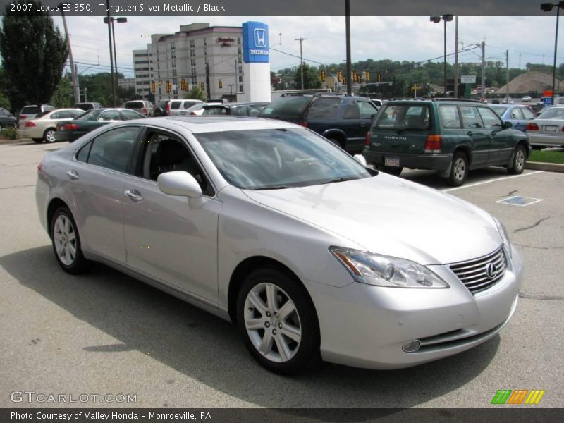 Tungsten Silver Metallic / Black 2007 Lexus ES 350