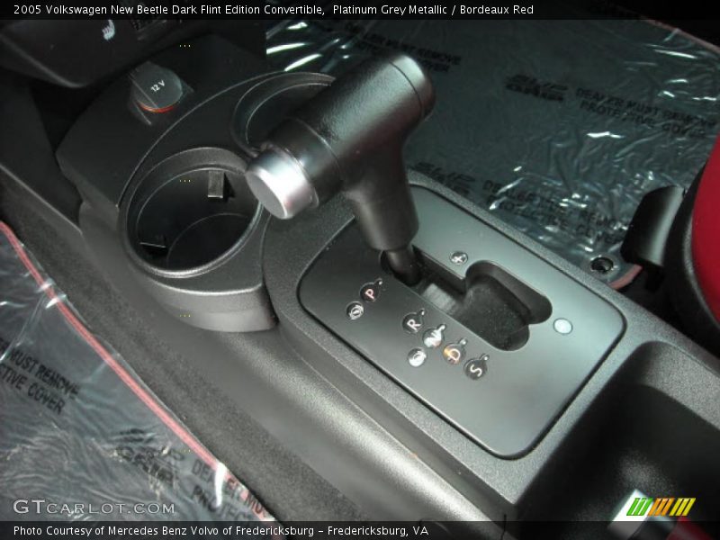 Platinum Grey Metallic / Bordeaux Red 2005 Volkswagen New Beetle Dark Flint Edition Convertible