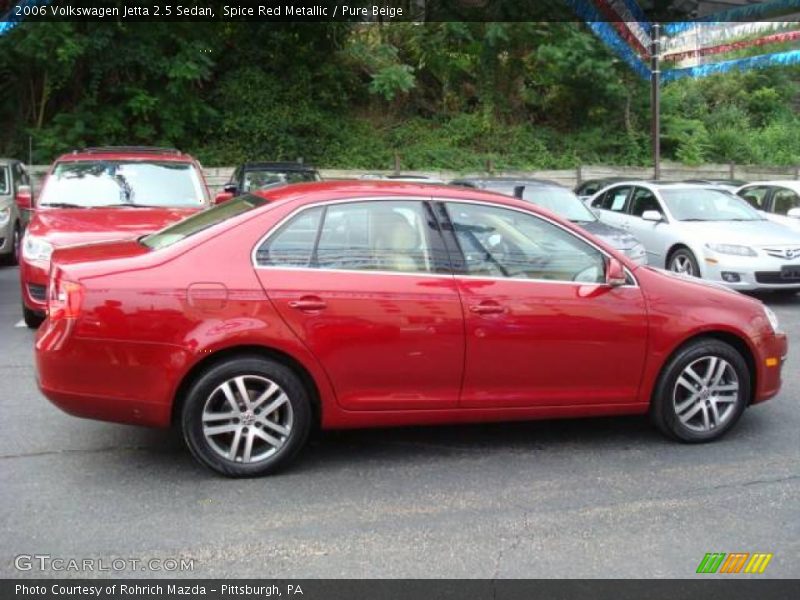 Spice Red Metallic / Pure Beige 2006 Volkswagen Jetta 2.5 Sedan
