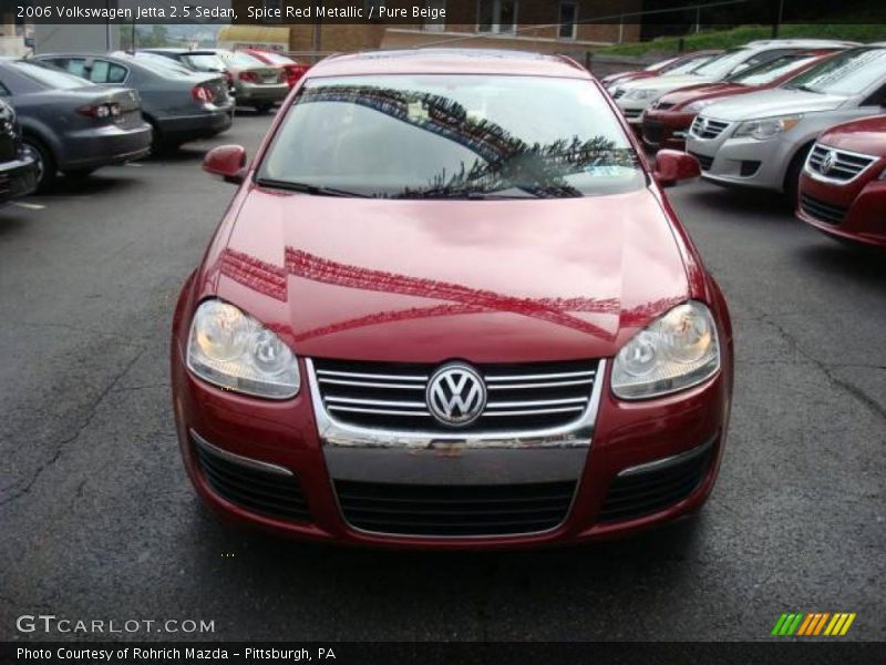 Spice Red Metallic / Pure Beige 2006 Volkswagen Jetta 2.5 Sedan