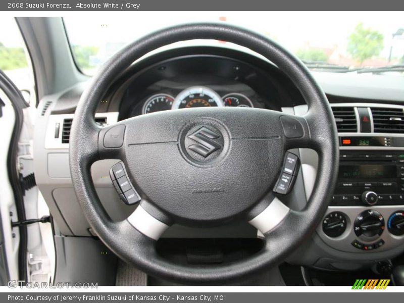 Absolute White / Grey 2008 Suzuki Forenza