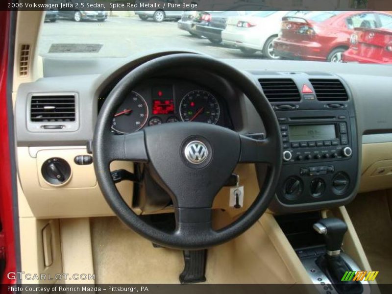 Spice Red Metallic / Pure Beige 2006 Volkswagen Jetta 2.5 Sedan