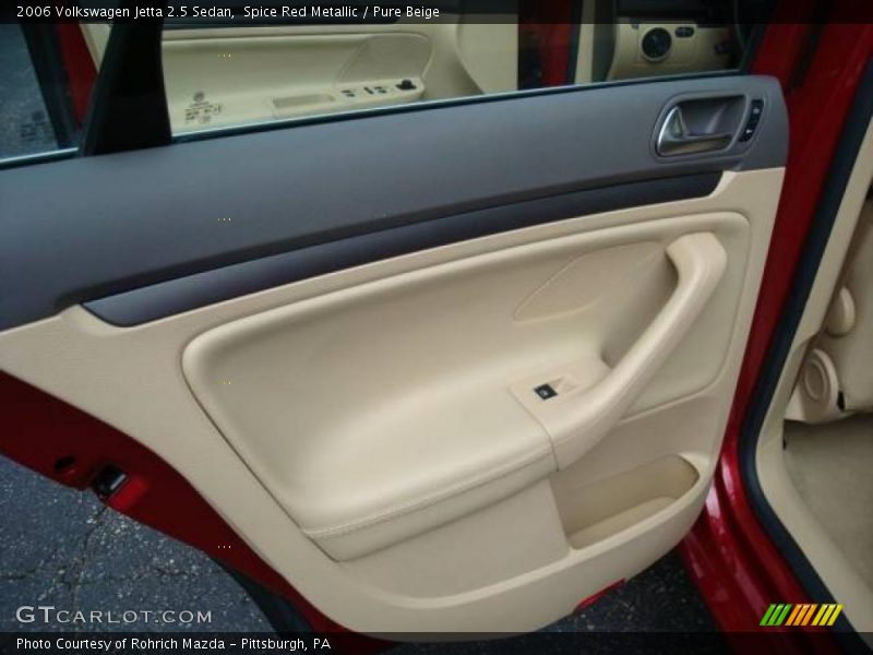 Spice Red Metallic / Pure Beige 2006 Volkswagen Jetta 2.5 Sedan