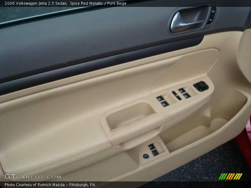 Spice Red Metallic / Pure Beige 2006 Volkswagen Jetta 2.5 Sedan
