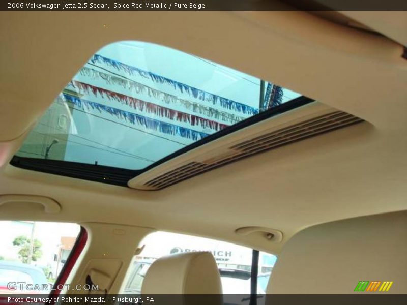 Spice Red Metallic / Pure Beige 2006 Volkswagen Jetta 2.5 Sedan