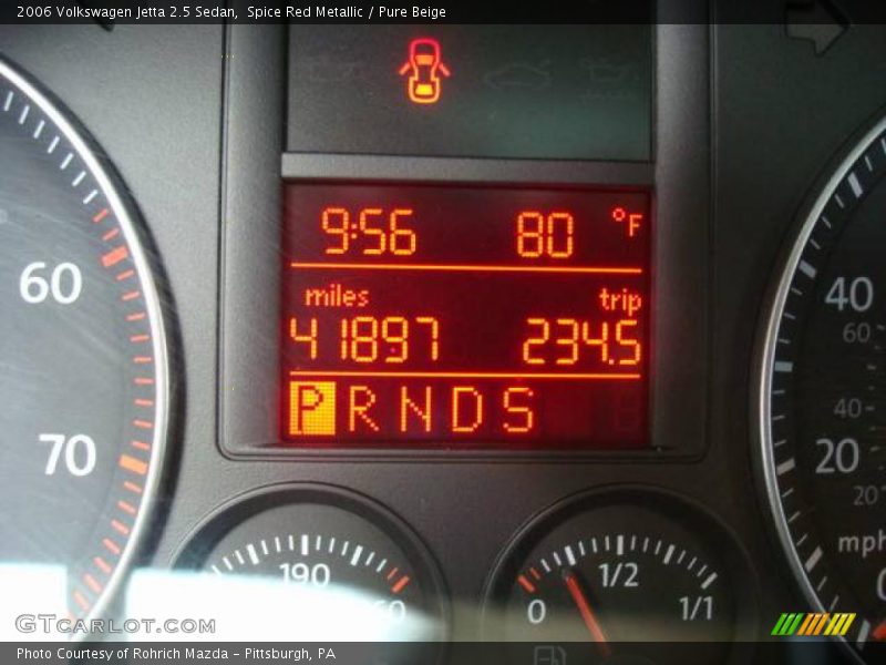 Spice Red Metallic / Pure Beige 2006 Volkswagen Jetta 2.5 Sedan