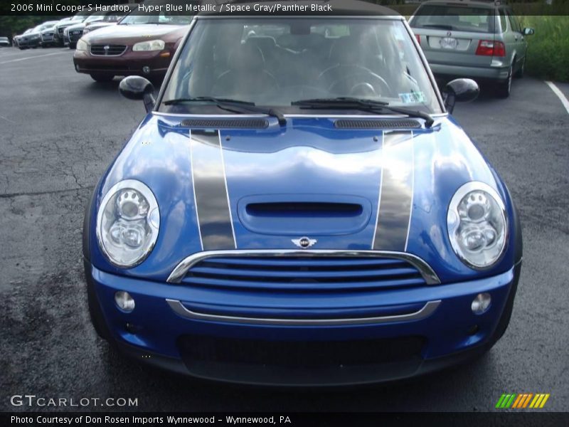 Hyper Blue Metallic / Space Gray/Panther Black 2006 Mini Cooper S Hardtop