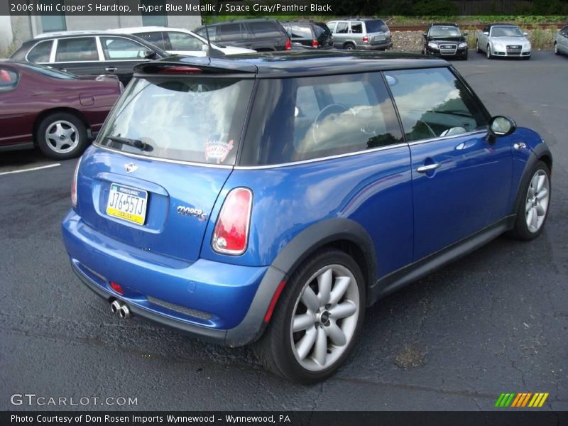 Hyper Blue Metallic / Space Gray/Panther Black 2006 Mini Cooper S Hardtop