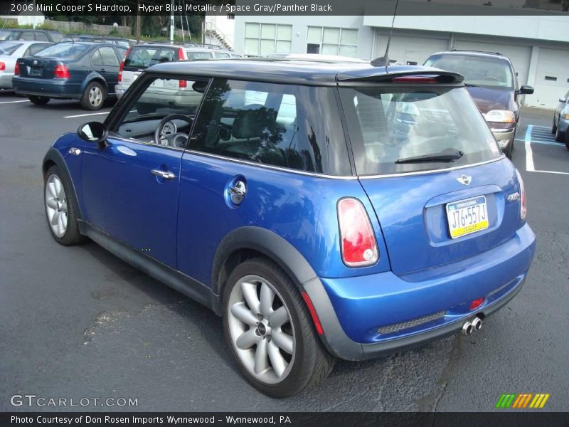 Hyper Blue Metallic / Space Gray/Panther Black 2006 Mini Cooper S Hardtop