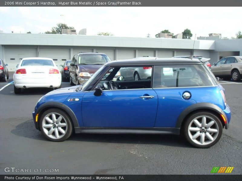 Hyper Blue Metallic / Space Gray/Panther Black 2006 Mini Cooper S Hardtop