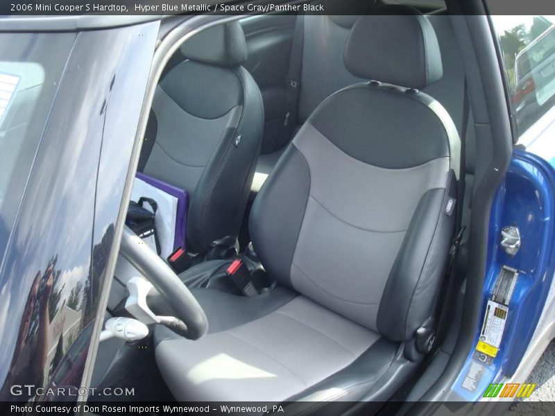 Hyper Blue Metallic / Space Gray/Panther Black 2006 Mini Cooper S Hardtop