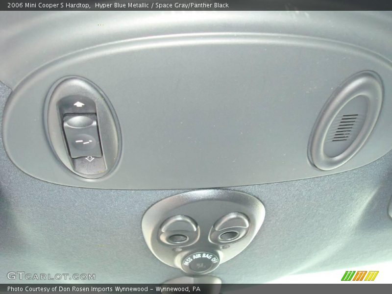 Hyper Blue Metallic / Space Gray/Panther Black 2006 Mini Cooper S Hardtop