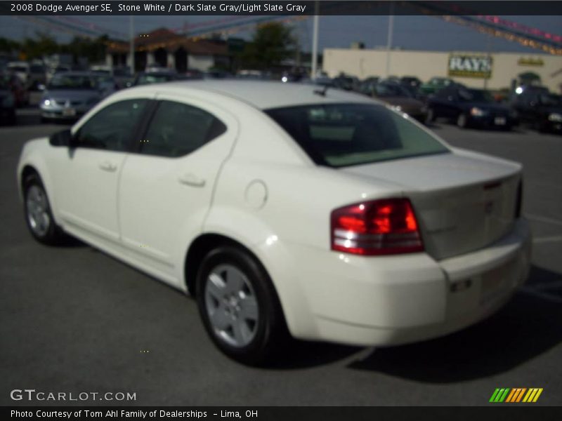 Stone White / Dark Slate Gray/Light Slate Gray 2008 Dodge Avenger SE