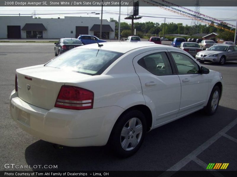 Stone White / Dark Slate Gray/Light Slate Gray 2008 Dodge Avenger SE