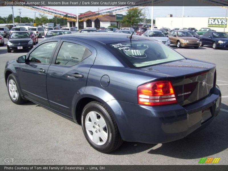 Modern Blue Pearl / Dark Slate Gray/Light Slate Gray 2008 Dodge Avenger SE