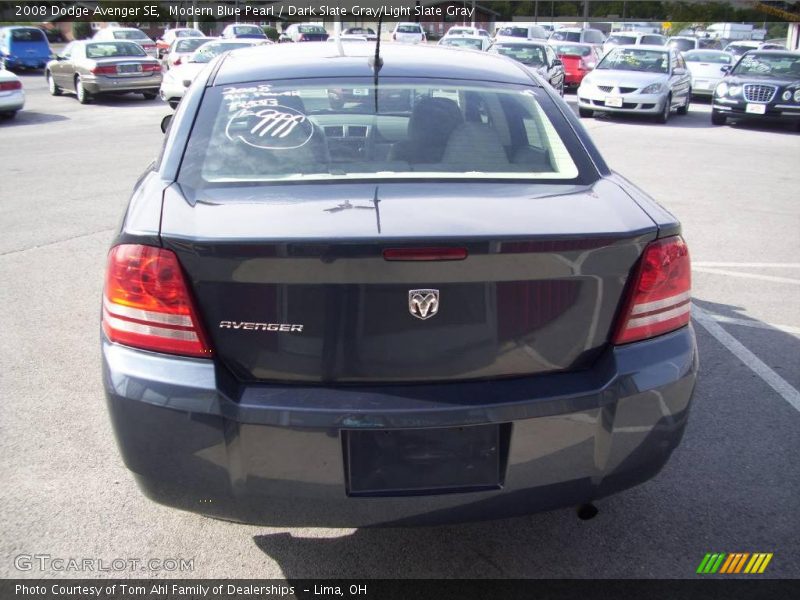 Modern Blue Pearl / Dark Slate Gray/Light Slate Gray 2008 Dodge Avenger SE